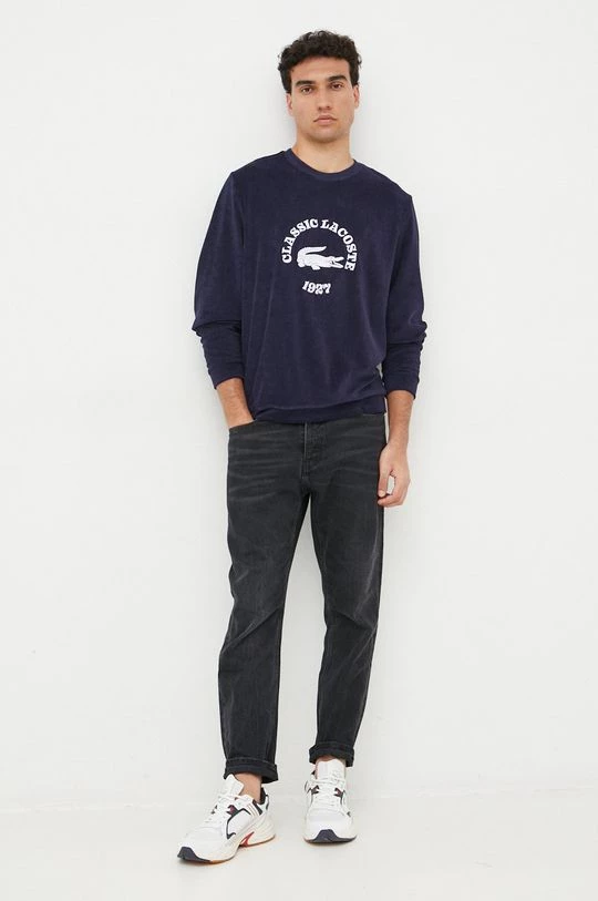 Ανδρικά Χωρίς φερμουάρ Μπλούζα Lacoste ναυτικό μπλε, 2 Ανδρικά Χωρίς φερμουάρ Μπλούζα Lacoste ναυτικό μπλε, - Image 2