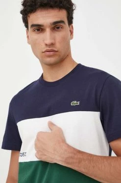 Ανδρικά Μπλουζάκια Βαμβακερό μπλουζάκι Lacoste πολύχρωμο -Lacoste Κατάστημα unnamed file 359