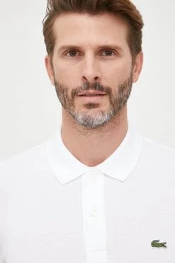 Ανδρικά Πόλο μπλουζάκια Βαμβακερό μπλουζάκι πόλο Lacoste άσπρο -Lacoste Κατάστημα unnamed file 379