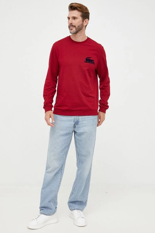 Ανδρικά Χωρίς φερμουάρ Μπλούζα Lacoste τιρκουάζ 2 Ανδρικά Χωρίς φερμουάρ Μπλούζα Lacoste τιρκουάζ - Image 2