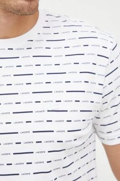 Ανδρικά Μπλουζάκια Βαμβακερό μπλουζάκι Lacoste άσπρο -Lacoste Κατάστημα unnamed file 442