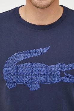 Ανδρικά Μπλουζάκια Βαμβακερό μπλουζάκι Lacoste ναυτικό μπλε -Lacoste Κατάστημα unnamed file 467