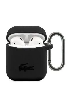 Θήκες για γυναίκες Θήκη για Airpod Lacoste Airpods Cover μαύρο