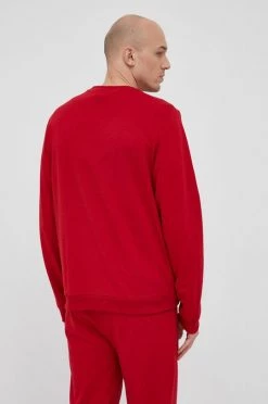 Ανδρικά Χωρίς φερμουάρ Μπλούζα Lacoste κόκκινο, -Lacoste Κατάστημα unnamed file 496