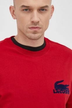 Ανδρικά Χωρίς φερμουάρ Μπλούζα Lacoste κόκκινο, -Lacoste Κατάστημα unnamed file 497