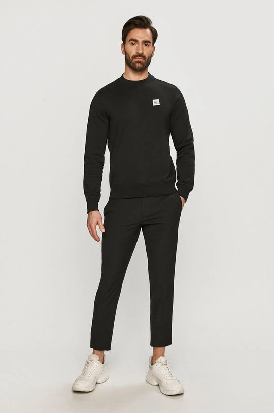 Ανδρικά Χωρίς φερμουάρ Lacoste - Βαμβακερή μπλούζα ανοιχτό γκρι 2 Ανδρικά Χωρίς φερμουάρ Lacoste - Βαμβακερή μπλούζα ανοιχτό γκρι - Image 2