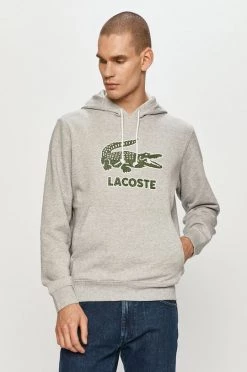 Ανδρικά Χωρίς φερμουάρ Μπλούζα Lacoste χρώμα: γκρι