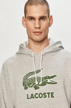 Ανδρικά Χωρίς φερμουάρ Μπλούζα Lacoste χρώμα: γκρι -Lacoste Κατάστημα unnamed file 544