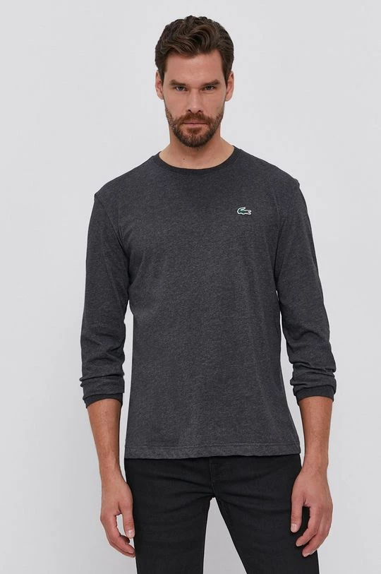 Ανδρικά Μακρυμάνικα Lacoste - Longsleeve γραφίτης 1 Ανδρικά Μακρυμάνικα Lacoste - Longsleeve γραφίτης