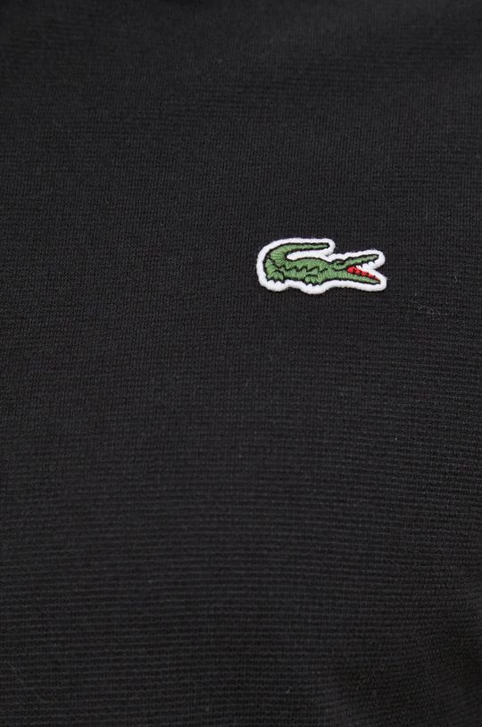 Ανδρικά Πόλο μπλουζάκια Βαμβακερό μπλουζάκι πόλο Lacoste μαύρο 5 Ανδρικά Πόλο μπλουζάκια Βαμβακερό μπλουζάκι πόλο Lacoste μαύρο - Image 5