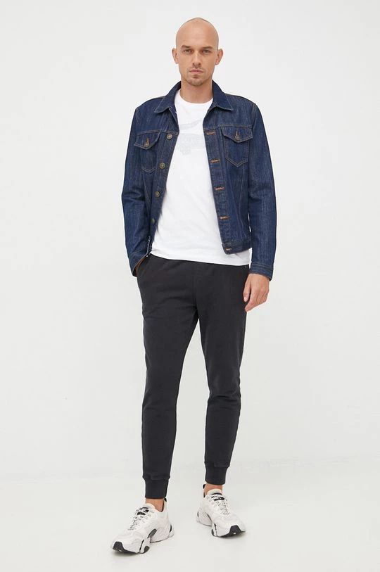 Ανδρικά Μπλουζάκια Βαμβακερό μπλουζάκι Lacoste άσπρο 2 Ανδρικά Μπλουζάκια Βαμβακερό μπλουζάκι Lacoste άσπρο - Image 2