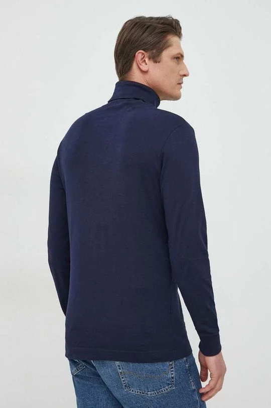 Ανδρικά Μακρυμάνικα Βαμβακερή μπλούζα με μακριά μανίκια Lacoste ναυτικό μπλε 3 Ανδρικά Μακρυμάνικα Βαμβακερή μπλούζα με μακριά μανίκια Lacoste ναυτικό μπλε - Image 3