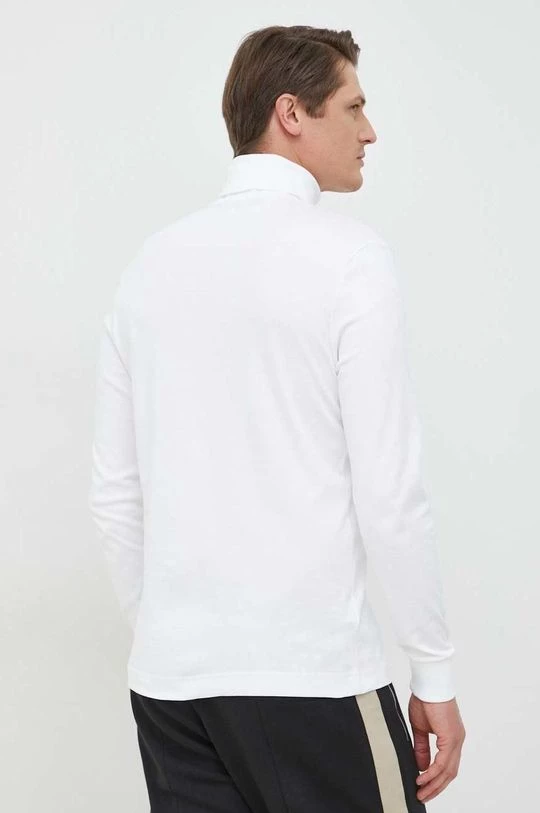 Ανδρικά Μακρυμάνικα Βαμβακερή μπλούζα με μακριά μανίκια Lacoste άσπρο 3 Ανδρικά Μακρυμάνικα Βαμβακερή μπλούζα με μακριά μανίκια Lacoste άσπρο - Image 3