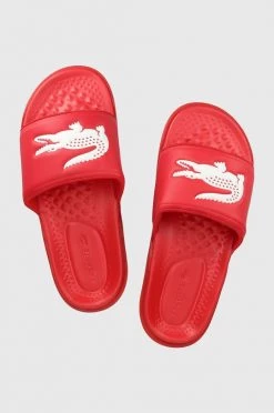 Ανδρικά Παντόφλες Lacoste Croco Dualiste κόκκινο