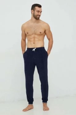 Ανδρικά Παντελόνια φόρμας Παντελόνι Lounge Lacoste ναυτικό μπλε