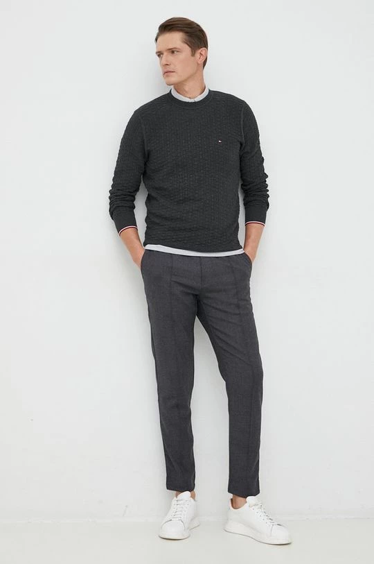 Ανδρικά Πόλο μπλουζάκια Βαμβακερό μπλουζάκι πόλο Lacoste ασημί 2 Ανδρικά Πόλο μπλουζάκια Βαμβακερό μπλουζάκι πόλο Lacoste ασημί - Image 2