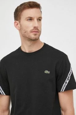 Ανδρικά Μπλουζάκια Βαμβακερό μπλουζάκι Lacoste μαύρο 10 Ανδρικά Μπλουζάκια Βαμβακερό μπλουζάκι Lacoste μαύρο -Lacoste Κατάστημα unnamed file 731