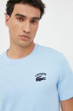 Ανδρικά Μπλουζάκια Βαμβακερό μπλουζάκι Lacoste γκρί -Lacoste Κατάστημα unnamed file 736