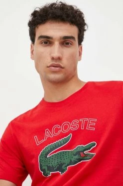 Ανδρικά Μπλουζάκια Μπλουζάκι Lacoste κόκκινο -Lacoste Κατάστημα unnamed file 748