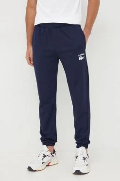 Ανδρικά Παντελόνια φόρμας Βαμβακερό παντελόνι Lacoste ναυτικό μπλε