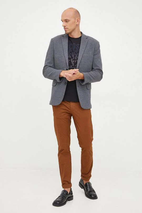 Ανδρικά Μπλουζάκια Βαμβακερό μπλουζάκι Lacoste μαύρο 2 Ανδρικά Μπλουζάκια Βαμβακερό μπλουζάκι Lacoste μαύρο - Image 2