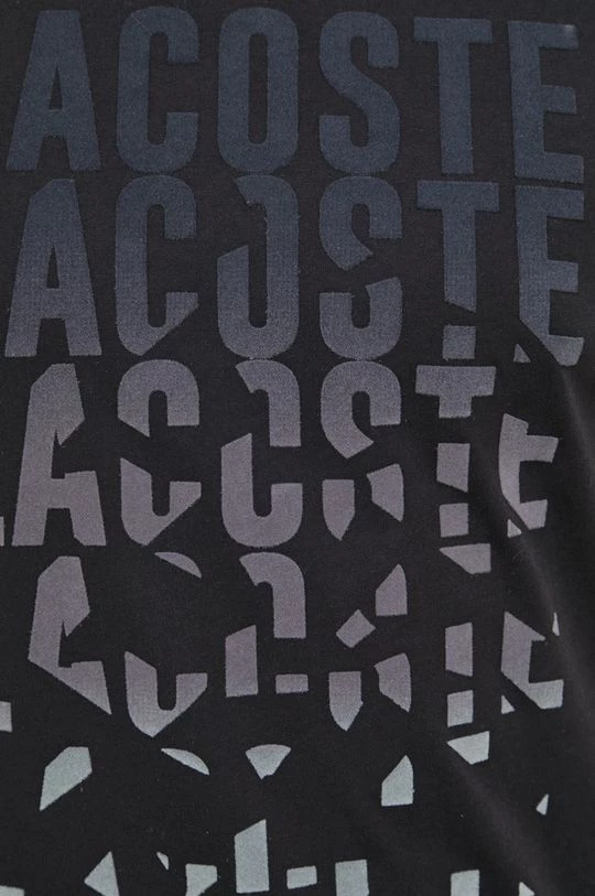 Ανδρικά Μπλουζάκια Βαμβακερό μπλουζάκι Lacoste μαύρο 5 Ανδρικά Μπλουζάκια Βαμβακερό μπλουζάκι Lacoste μαύρο - Image 5