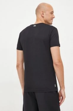 Ανδρικά Μπλουζάκια Βαμβακερό μπλουζάκι Lacoste μαύρο 7 Ανδρικά Μπλουζάκια Βαμβακερό μπλουζάκι Lacoste μαύρο -Lacoste Κατάστημα unnamed file 815