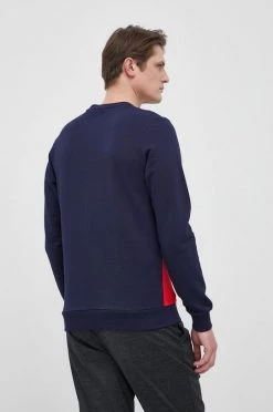 Ανδρικά Χωρίς φερμουάρ Βαμβακερή μπλούζα Lacoste χρώμα: ναυτικό μπλε -Lacoste Κατάστημα unnamed file 928