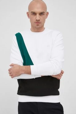 Ανδρικά Χωρίς φερμουάρ Βαμβακερή μπλούζα Lacoste χρώμα: άσπρο 8 Ανδρικά Χωρίς φερμουάρ Βαμβακερή μπλούζα Lacoste χρώμα: άσπρο -Lacoste Κατάστημα unnamed file 943