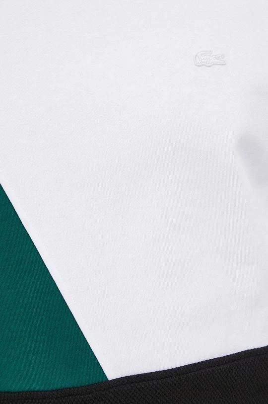 Ανδρικά Χωρίς φερμουάρ Βαμβακερή μπλούζα Lacoste χρώμα: άσπρο 5 Ανδρικά Χωρίς φερμουάρ Βαμβακερή μπλούζα Lacoste χρώμα: άσπρο - Image 5