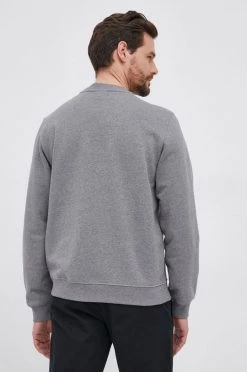 Ανδρικά Χωρίς φερμουάρ Βαμβακερή μπλούζα Lacoste χρώμα: γκρι -Lacoste Κατάστημα unnamed file 952