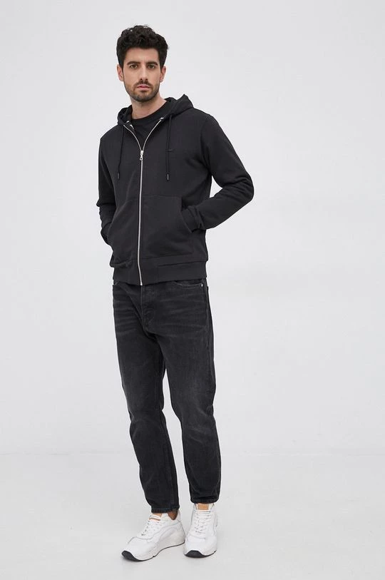 Ανδρικά Με φερμουάρ Μπλούζα Lacoste χρώμα: μαύρο 2 Ανδρικά Με φερμουάρ Μπλούζα Lacoste χρώμα: μαύρο - Image 2