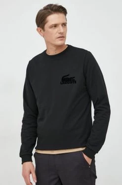 Ανδρικά Χωρίς φερμουάρ Μπλούζα Lacoste μαύρο, -Lacoste Κατάστημα unnamed file 97